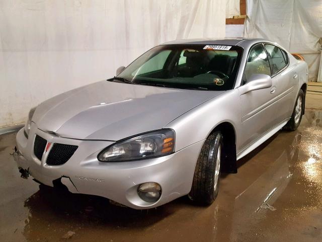2G2WS522X41141754 - 2004 PONTIAC GRAND PRIX SILVER photo 2