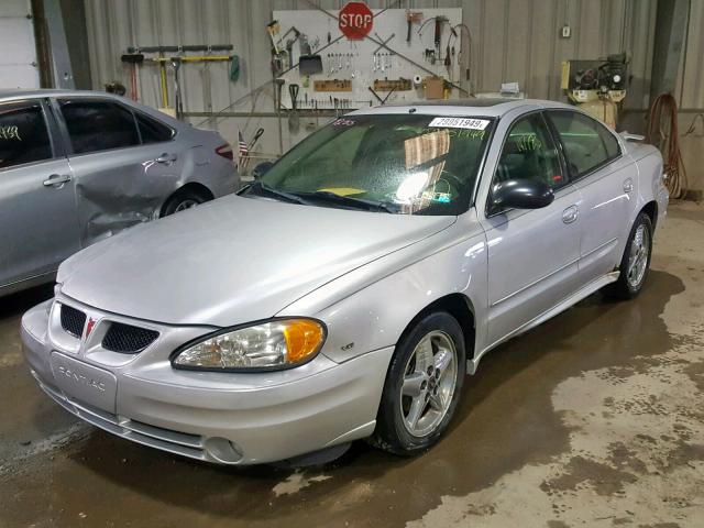 1G2NG52E63C238255 - 2003 PONTIAC GRAND AM S SILVER photo 2