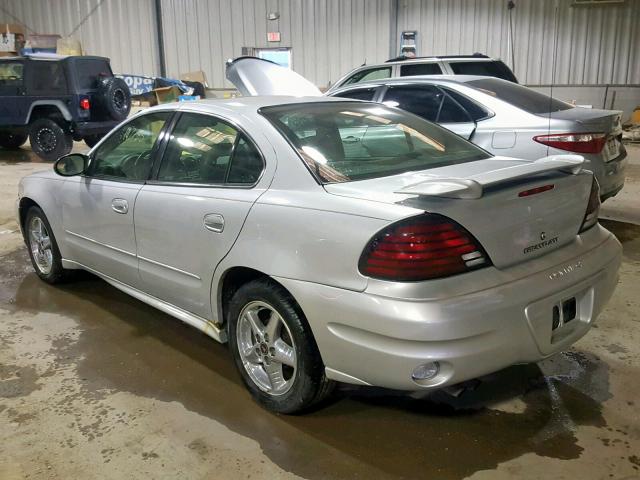 1G2NG52E63C238255 - 2003 PONTIAC GRAND AM S SILVER photo 3