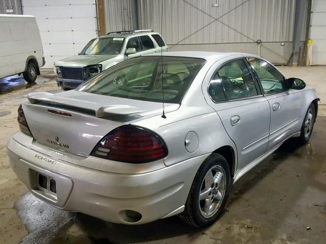 1G2NG52E63C238255 - 2003 PONTIAC GRAND AM S SILVER photo 4