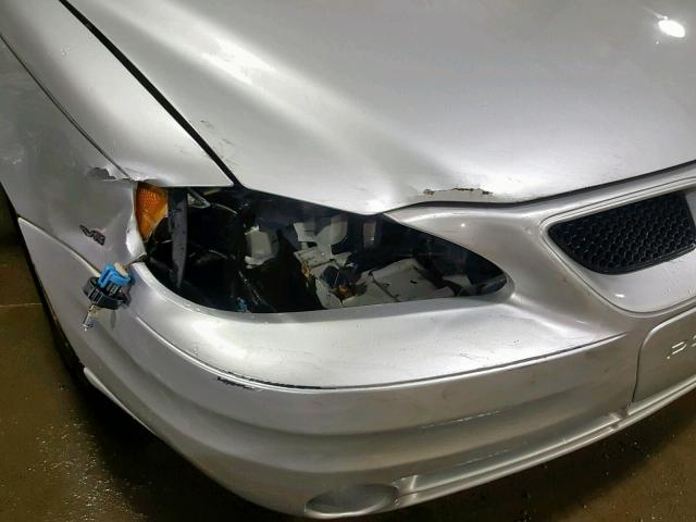 1G2NG52E63C238255 - 2003 PONTIAC GRAND AM S SILVER photo 9