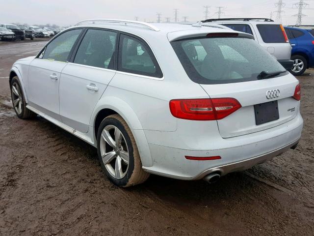 WA1UFAFL1DA143587 - 2013 AUDI A4 ALLROAD WHITE photo 3