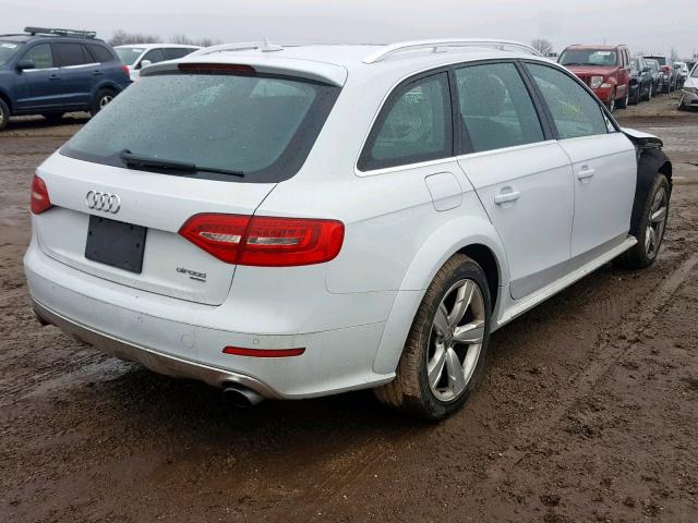 WA1UFAFL1DA143587 - 2013 AUDI A4 ALLROAD WHITE photo 4