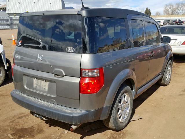 5J6YH28718L000098 - 2008 HONDA ELEMENT EX SILVER photo 4