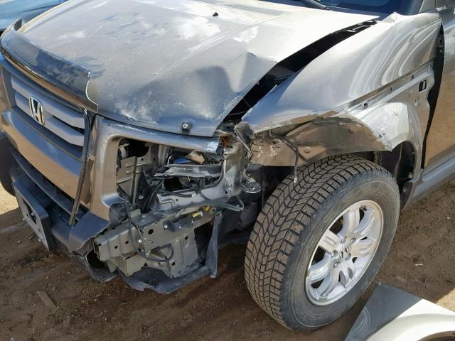 5J6YH28718L000098 - 2008 HONDA ELEMENT EX SILVER photo 9