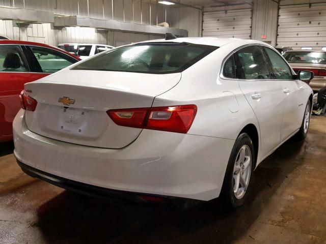 1G1ZB5ST0HF256470 - 2017 CHEVROLET MALIBU LS WHITE photo 4