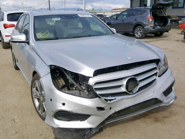 WDDHF5KB5EA873988 - 2014 MERCEDES-BENZ E 350 SILVER photo 1