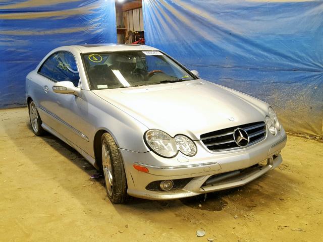 WDBTJ72H99F261125 - 2009 MERCEDES-BENZ CLK 550 SILVER photo 1