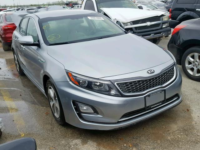 KNAGM4AD4E5066084 - 2014 KIA OPTIMA HYB SILVER photo 1