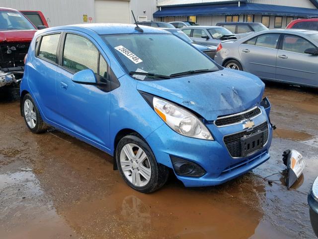 KL8CA6S93EC553121 - 2014 CHEVROLET SPARK LS BLUE photo 1