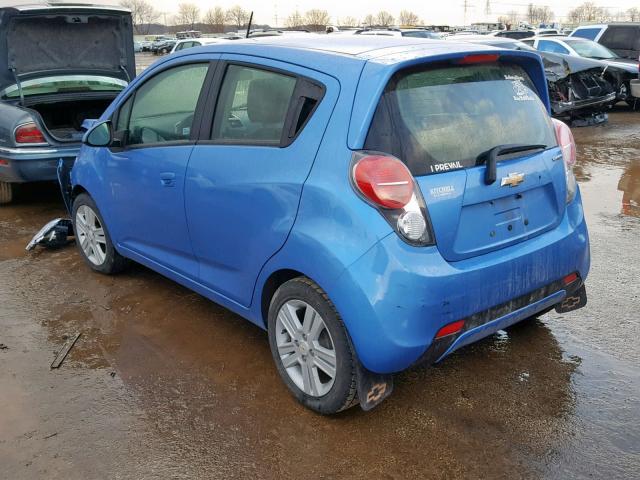 KL8CA6S93EC553121 - 2014 CHEVROLET SPARK LS BLUE photo 3