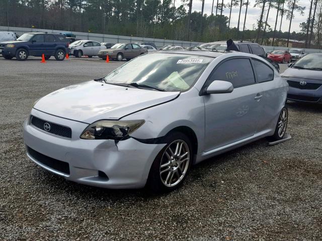 JTKDE177550006212 - 2005 TOYOTA SCION TC SILVER photo 2