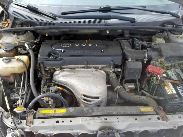 JTKDE177550006212 - 2005 TOYOTA SCION TC SILVER photo 7