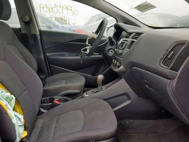 KNADM4A39D6121373 - 2013 KIA RIO LX SILVER photo 5