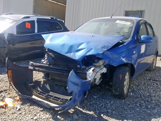 KL1TD52685B381633 - 2005 CHEVROLET AVEO BASE ლურჯი ფოტო 2