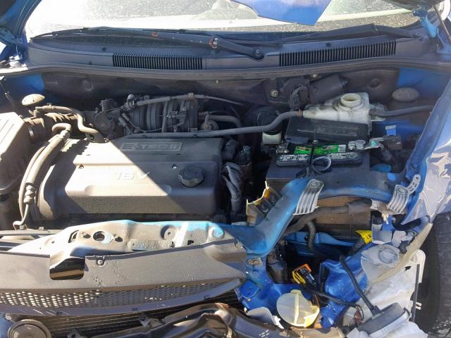 KL1TD52685B381633 - 2005 CHEVROLET AVEO BASE ლურჯი ფოტო 7