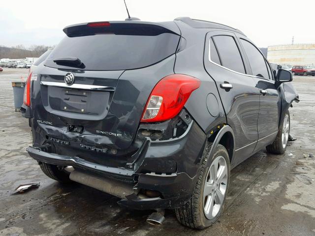 KL4CJASB9GB714944 - 2016 BUICK ENCORE GRAY photo 4