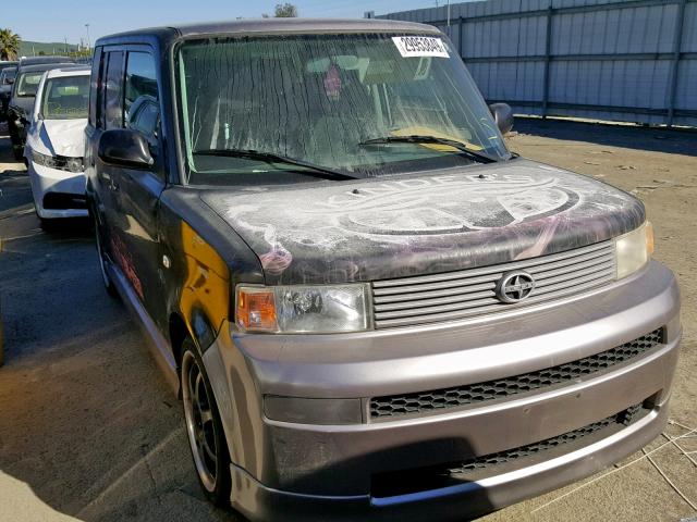 JTLKT324X54003753 - 2005 TOYOTA SCION XB BLACK photo 1