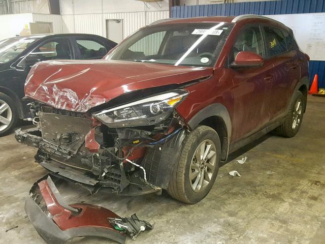 KM8J3CA40GU236757 - 2016 HYUNDAI TUCSON LIM MAROON photo 2