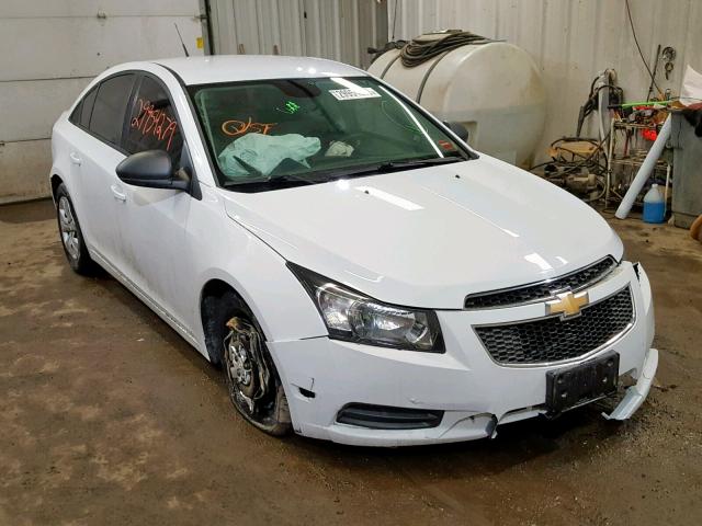 1G1PA5SH3D7134759 - 2013 CHEVROLET CRUZE LS WHITE photo 1