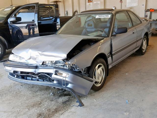 JH4DA9464LS011463 - 1990 ACURA INTEGRA GS GRAY photo 2