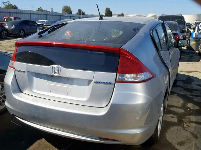 JHMZE2H71AS027427 - 2010 HONDA INSIGHT EX SILVER photo 4