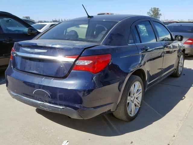 1C3CCBABXDN670426 - 2013 CHRYSLER 200 LX BLUE photo 4