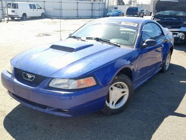 1FAFP40433F417376 - 2003 FORD MUSTANG BLUE photo 2
