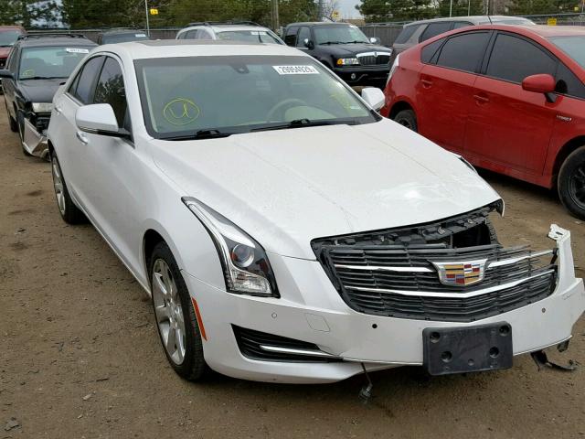 1G6AH5RX2F0102731 - 2015 CADILLAC ATS LUXURY WHITE photo 1