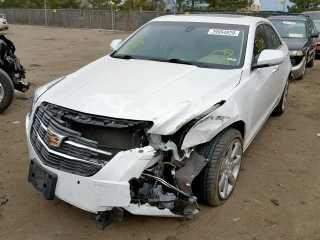 1G6AH5RX2F0102731 - 2015 CADILLAC ATS LUXURY WHITE photo 2