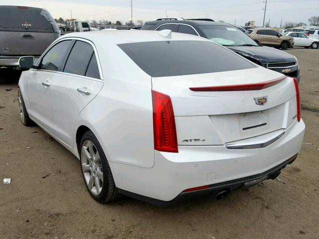 1G6AH5RX2F0102731 - 2015 CADILLAC ATS LUXURY WHITE photo 3