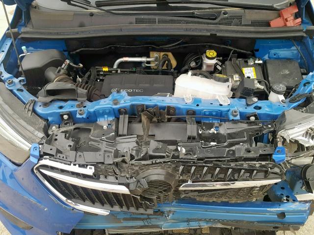 KL4CJASB5JB624956 - 2018 BUICK ENCORE PRE BLUE photo 7