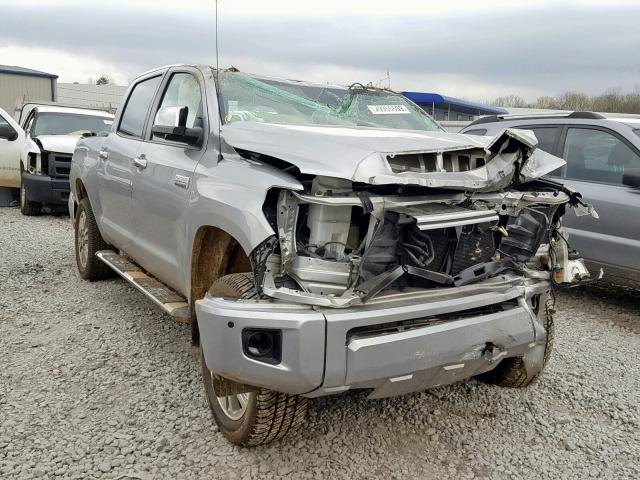 5TFAW5F14HX595244 - 2017 TOYOTA TUNDRA CRE SILVER photo 1