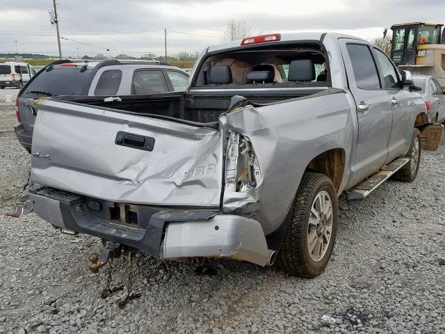 5TFAW5F14HX595244 - 2017 TOYOTA TUNDRA CRE SILVER photo 4