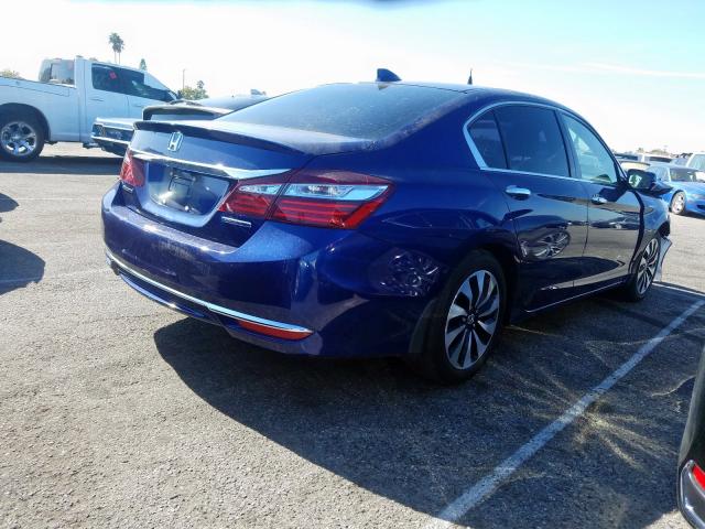 JHMCR6F56HC008993 - 2017 HONDA ACCORD HYBRID EXL  photo 4