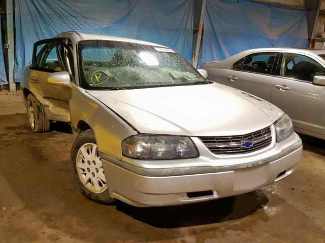 2G1WF52E649449234 - 2004 CHEVROLET IMPALA SILVER photo 1