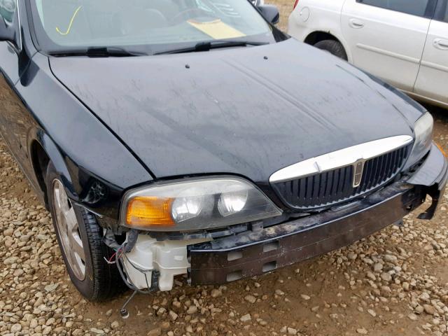 1LNHM86S72Y688920 - 2002 LINCOLN LS BLACK photo 9