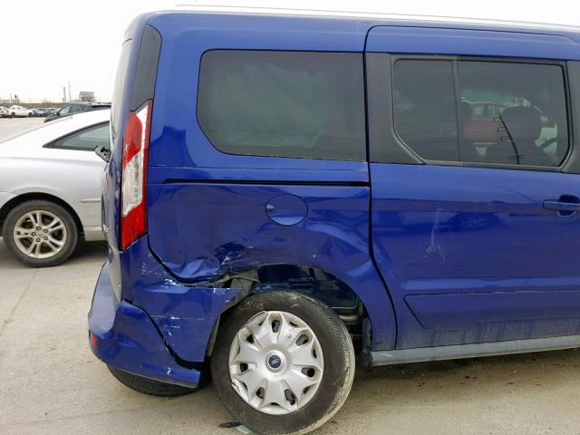 NM0GE9F73H1328850 - 2017 FORD TRANSIT CO BLUE photo 9