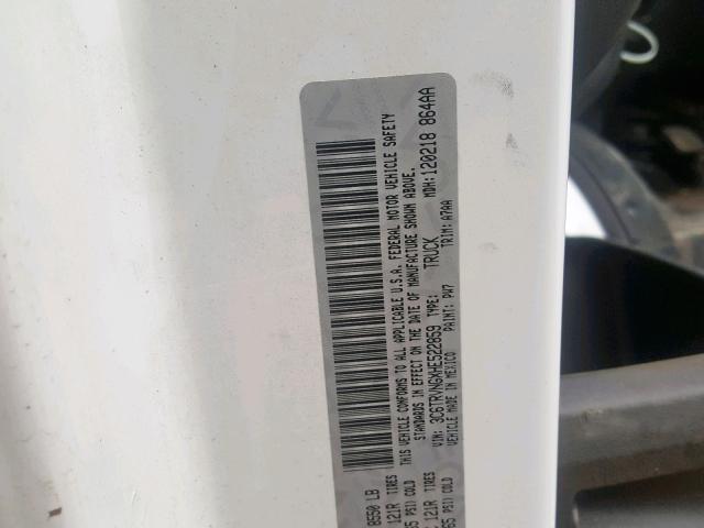 3C6TRVNGXHE522859 - 2017 RAM PROMASTER 白色 照片 10