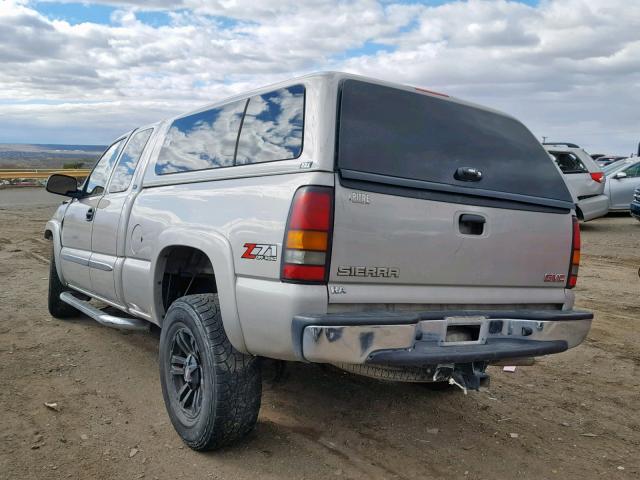 1GTEK19Z15Z293076 - 2005 GMC NEW SIERRA GRAY photo 3