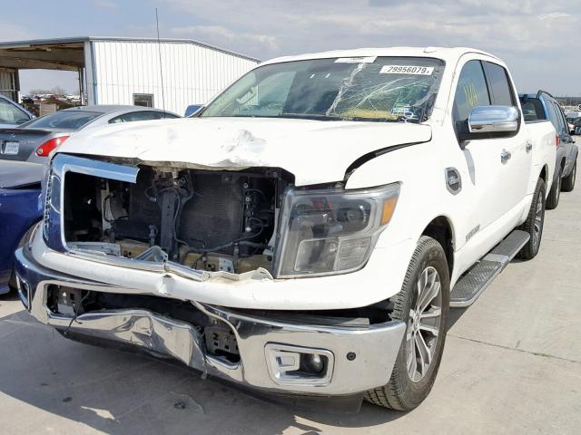 1N6AA1E69HN536090 - 2017 NISSAN TITAN WHITE photo 2