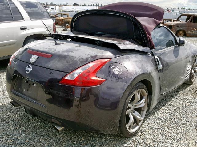 JN1AZ4FHXAM302083 - 2010 NISSAN 370Z BLACK photo 4