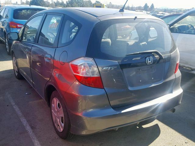 JHMGE8H32CC034472 - 2012 HONDA FIT CHARCOAL photo 3