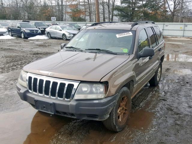 1J4GW48S32C306292 - 2002 JEEP GRAND CHER BROWN photo 2