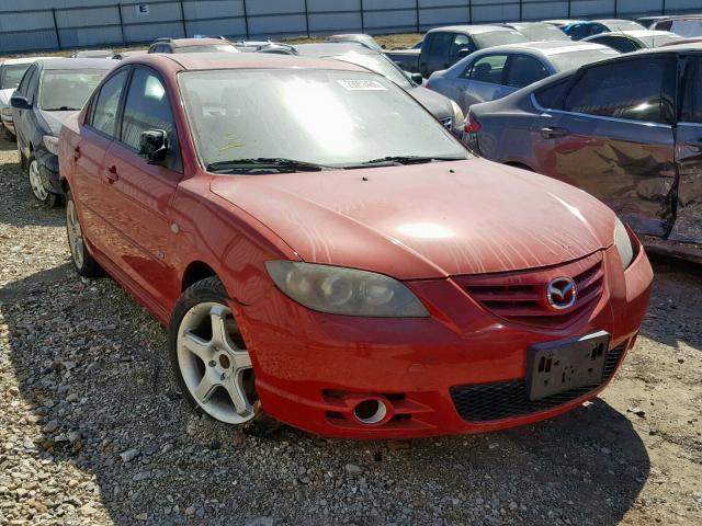 JM1BK323761424502 - 2006 MAZDA 3 S RED photo 1