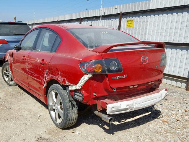 JM1BK323761424502 - 2006 MAZDA 3 S RED photo 3