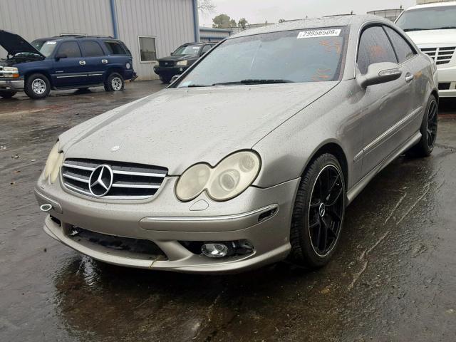 WDBTJ76H73F048899 - 2003 MERCEDES-BENZ CLK 55 AMG GRAY photo 2