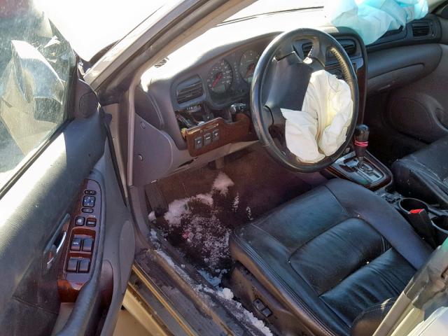 4S3BE656427207818 - 2002 SUBARU LEGACY GT GOLD photo 9