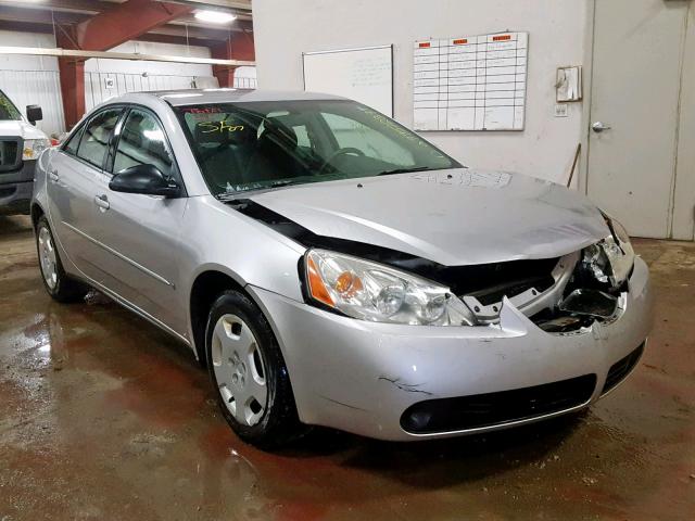 1G2ZF58B374211998 - 2007 PONTIAC G6 VALUE L SILVER photo 1