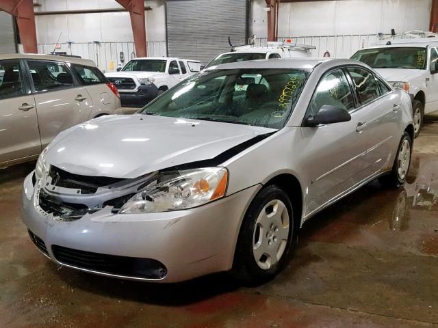 1G2ZF58B374211998 - 2007 PONTIAC G6 VALUE L SILVER photo 2